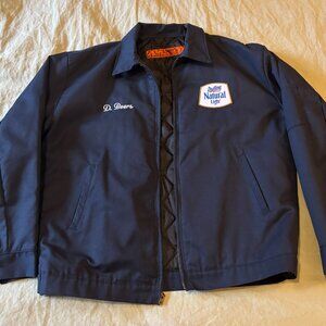 Natural Light "Drilling Beers" work jacket